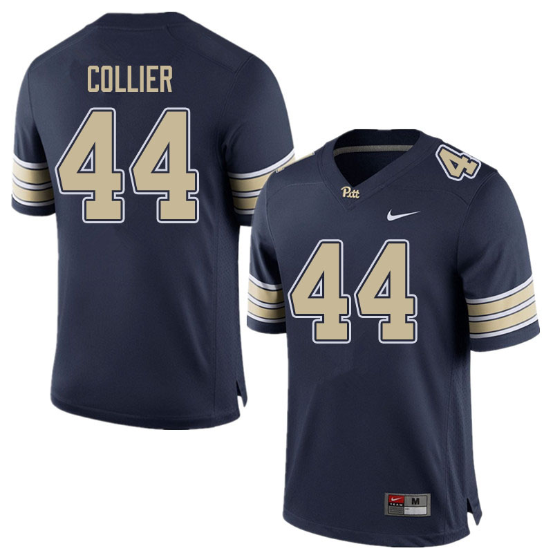 Men #44 Jason Collier Pitt Panthers College Football Jerseys Sale-Home Navy